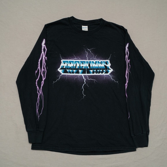 Other - Bad Bunny X100pre Tour Black Graphic Long Sleeve Print Lighting 2019 Medium